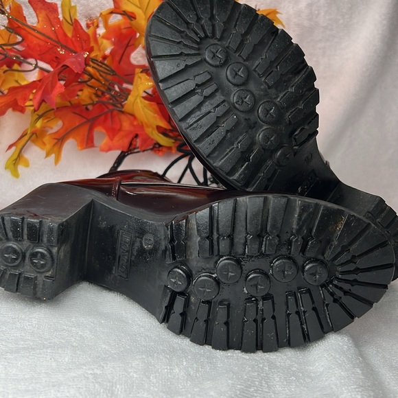 Bongo, wine colored ankle boots, excellent condition - Picture 5 of 6